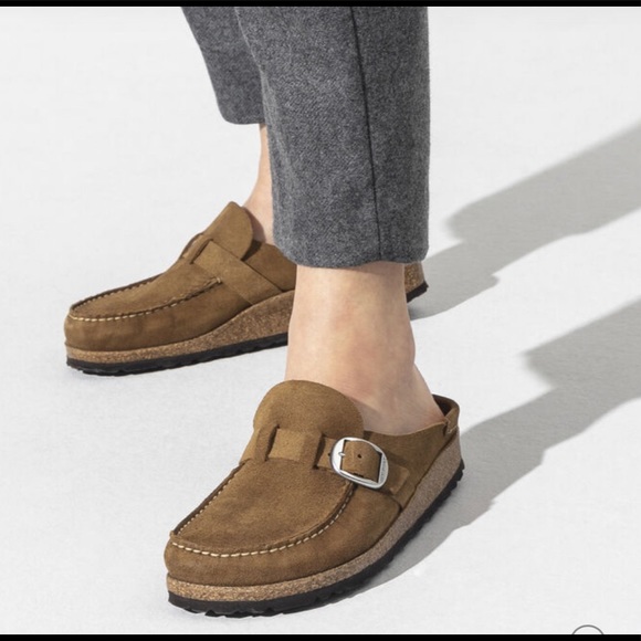 NWT Birkenstock Buckley Suede in Tea - Picture 12 of 16